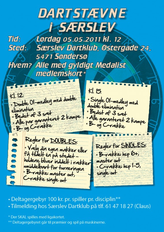 Dartstævne Særslev Boldklub